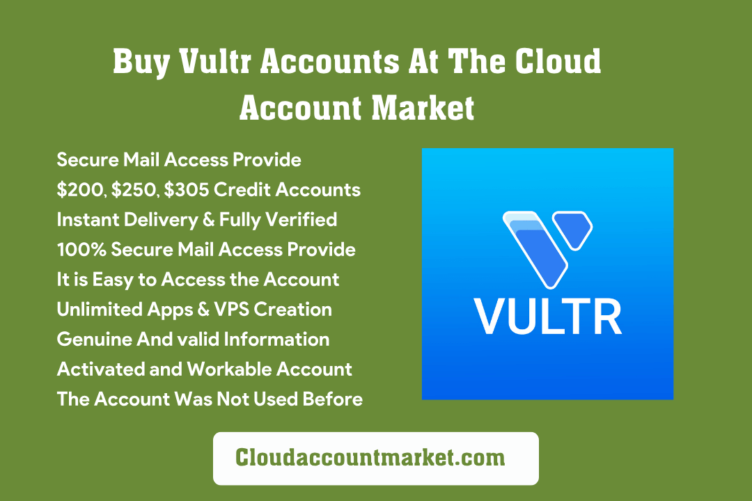 Vultr accounts for sale