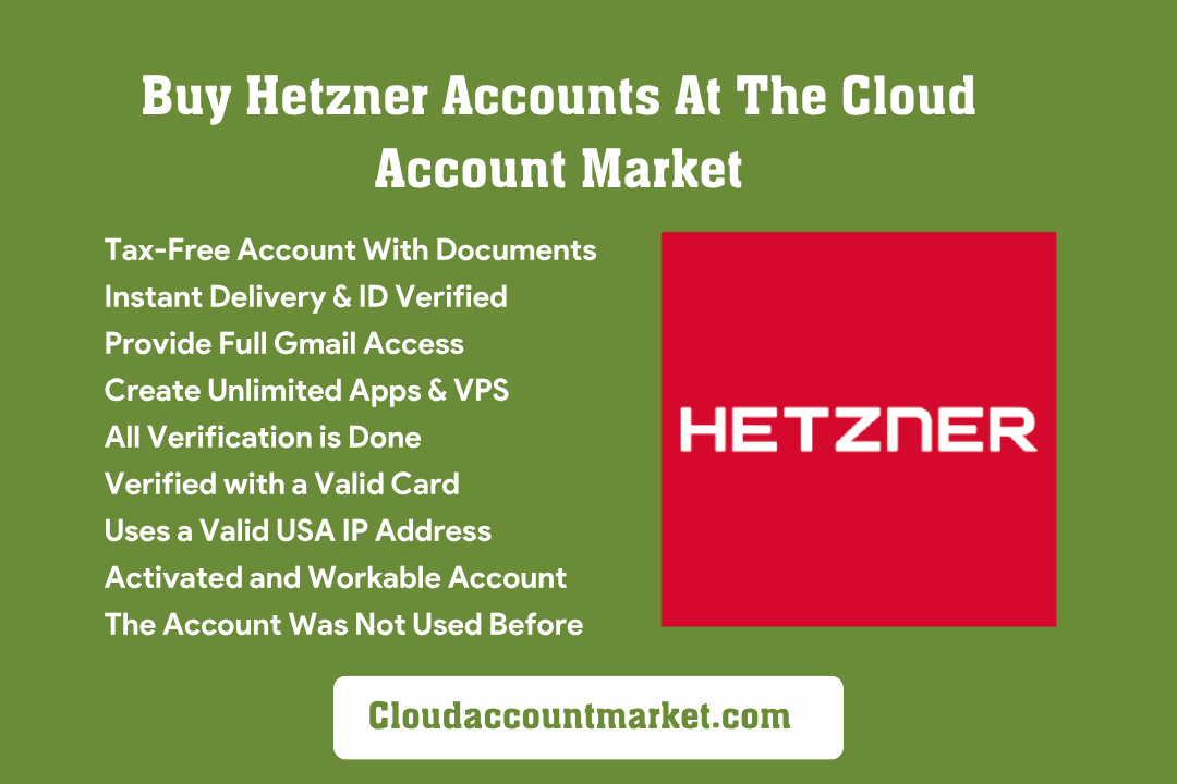 Hetzner accounts for sale