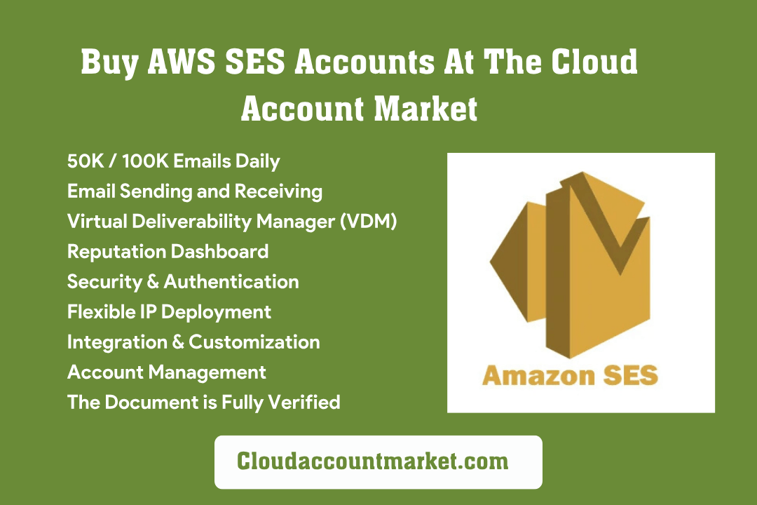 AWS SES accounts for sale