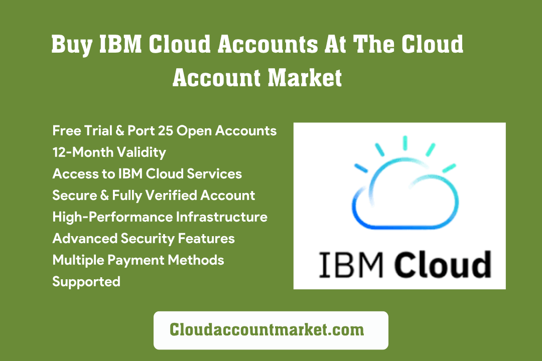 IBM Cloud accounts for sale
