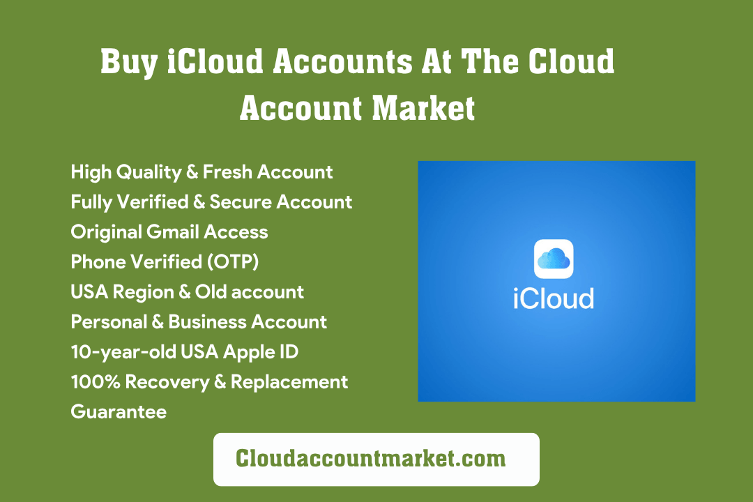 iCloud accounts for sale