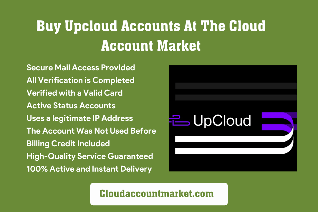 UpCloud accounts for sale