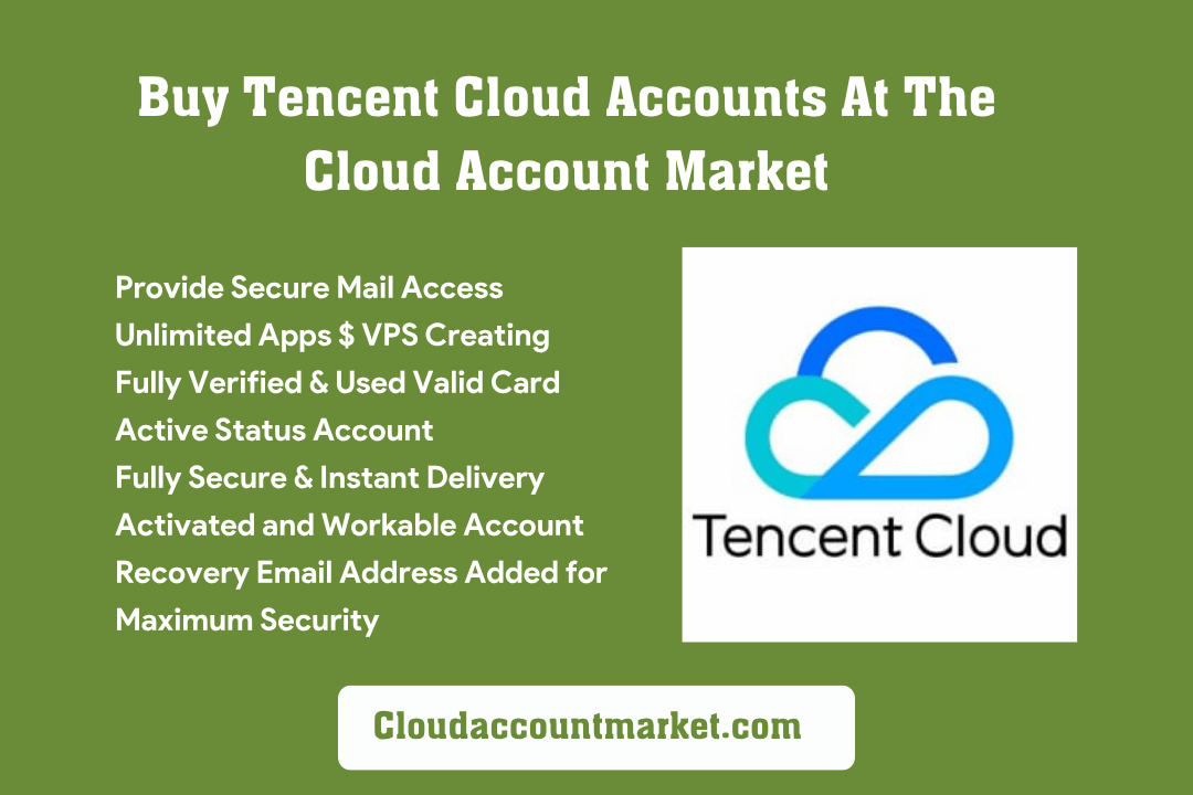 Tencent Cloud accounts for sale