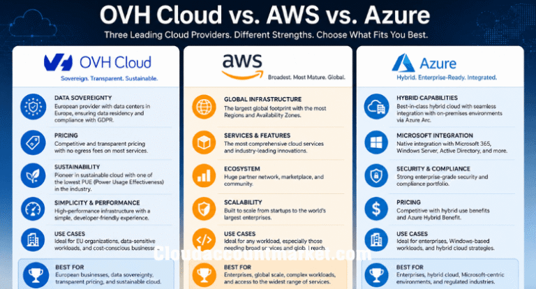 OVH Cloud vs. AWS vs. Azure